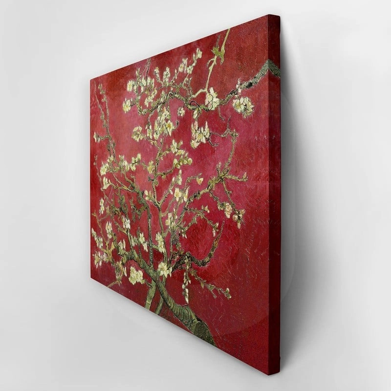 Πινακας σε καμβά VAN GOGH - ALMOND BLOSSOM RED