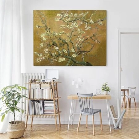 Πινακας σε καμβά VAN GOGH - ALMOND BLOSSOM YELLOW - Vincent Van Gogh Sticky 7