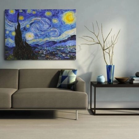 Πινακας σε καμβά VAN GOGH - STARRY NIGHT - Vincent Van Gogh