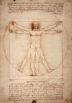 Πινακας σε καμβά DA VINCI - VITRUVIAN MAN