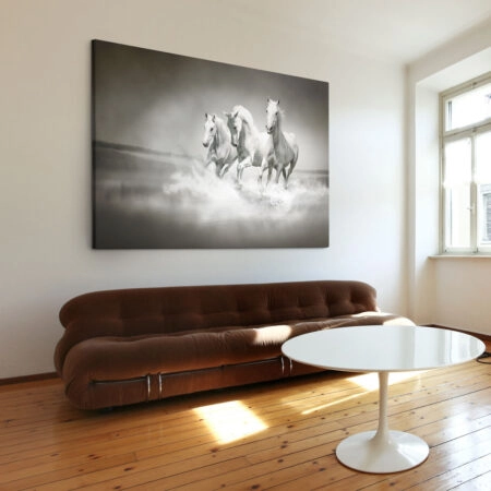 OUTLET Πίνακας σε καμβά WILD HORSES 120cm x 80cm - OUTLET