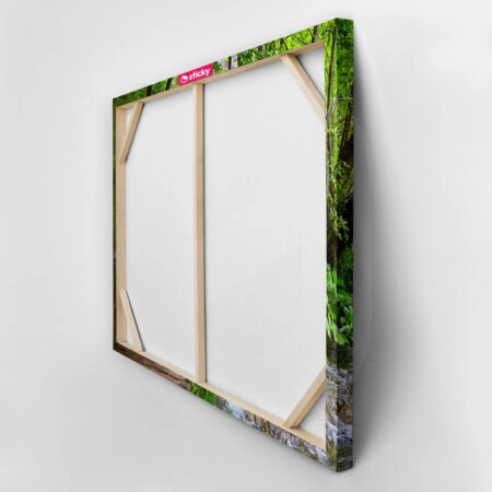 Πινακας σε καμβά WOODEN PATH - Δασος Sticky 8