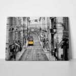 Πινακας σε καμβά YELLOW TRAM