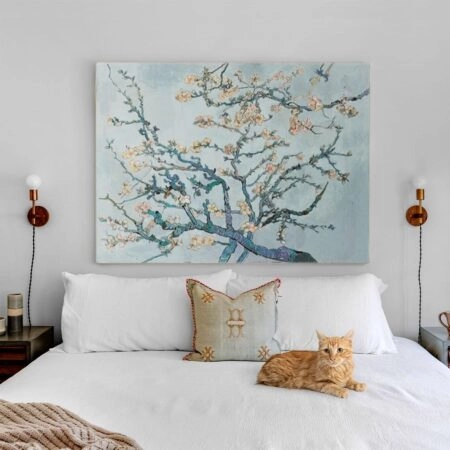 Πινακας σε καμβά VAN GOGH - ALMOND BLOSSOM PASTEL BLUE - Vincent Van Gogh