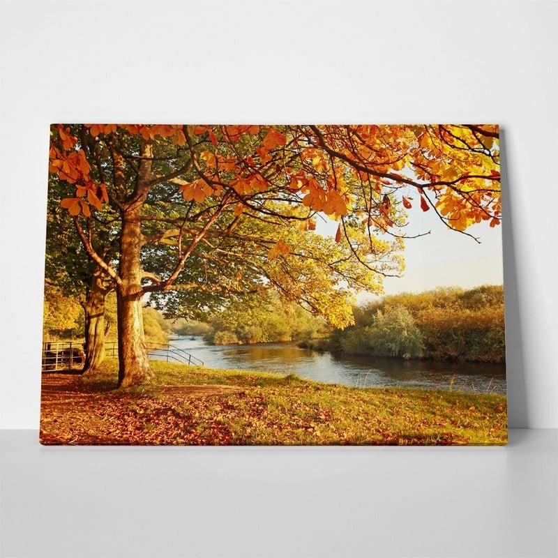 Πινακας σε καμβά BEAUTIFUL FALL PARK