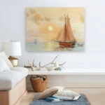 Πινακας σε καμβά FISHERMAN'S BOAT