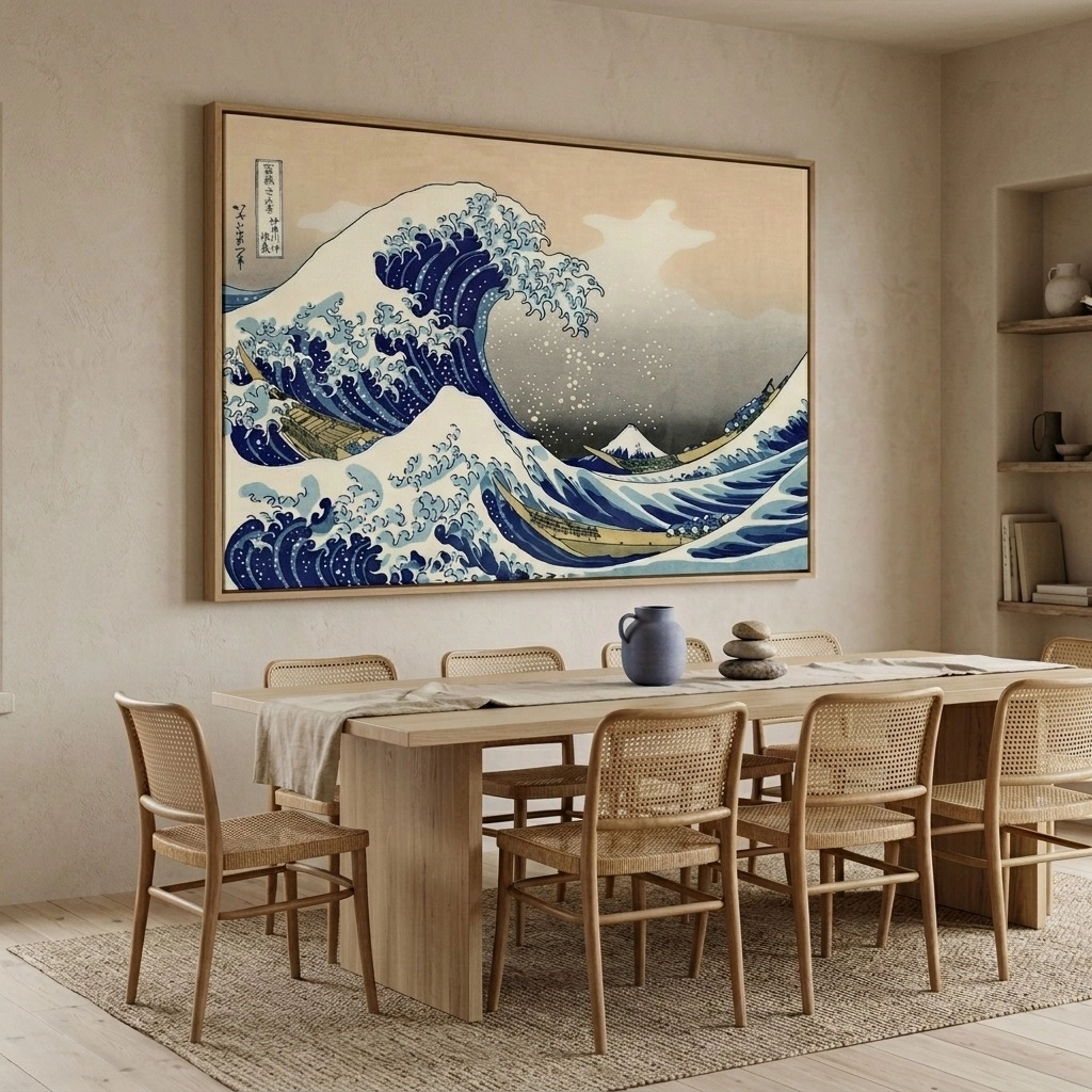 Πινακας σε καμβά HOKUSAI - GREAT WAVE