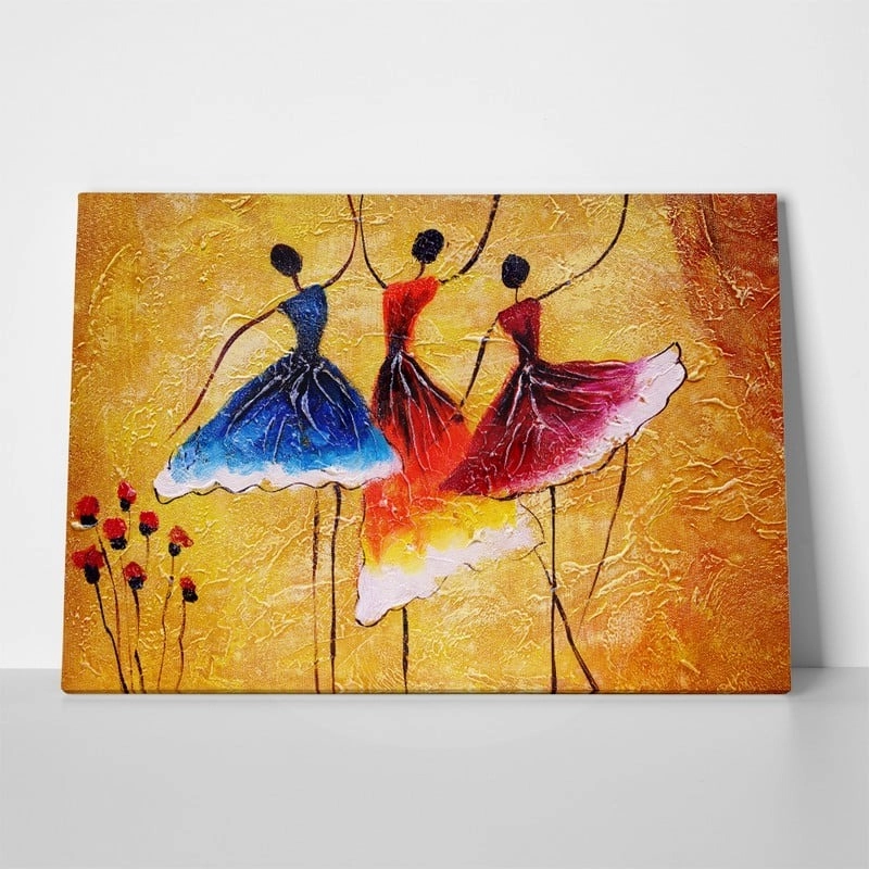 Πινακας σε καμβά OIL PAINTING THREE SPANISH DANCERS