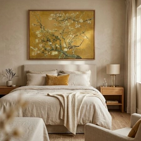 Πινακας σε καμβά VAN GOGH - ALMOND BLOSSOM YELLOW - Vincent Van Gogh Sticky 6