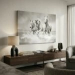 Πινακας σε καμβά WILD HORSES