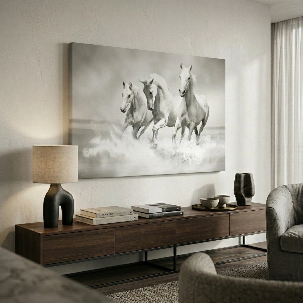 Πινακας σε καμβά WILD HORSES