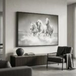 Πινακας σε καμβά WILD HORSES