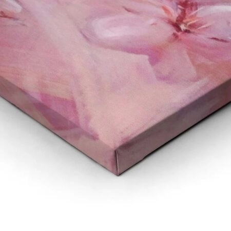 Πινακας σε καμβά ALMONDS BLOSSOM PINK HANDMADE PAINTING - Ανθη Δεντρων Sticky 2