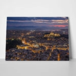 OUTLET Πινακας σε καμβά ATHENS LIGHTS 140cm x 100cm