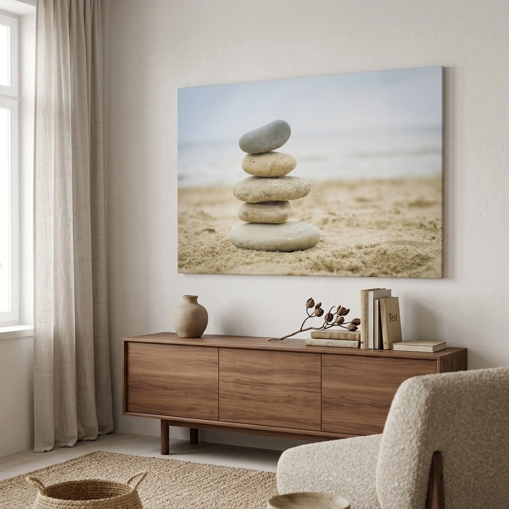 Πινακας σε καμβά BALANCED STONES