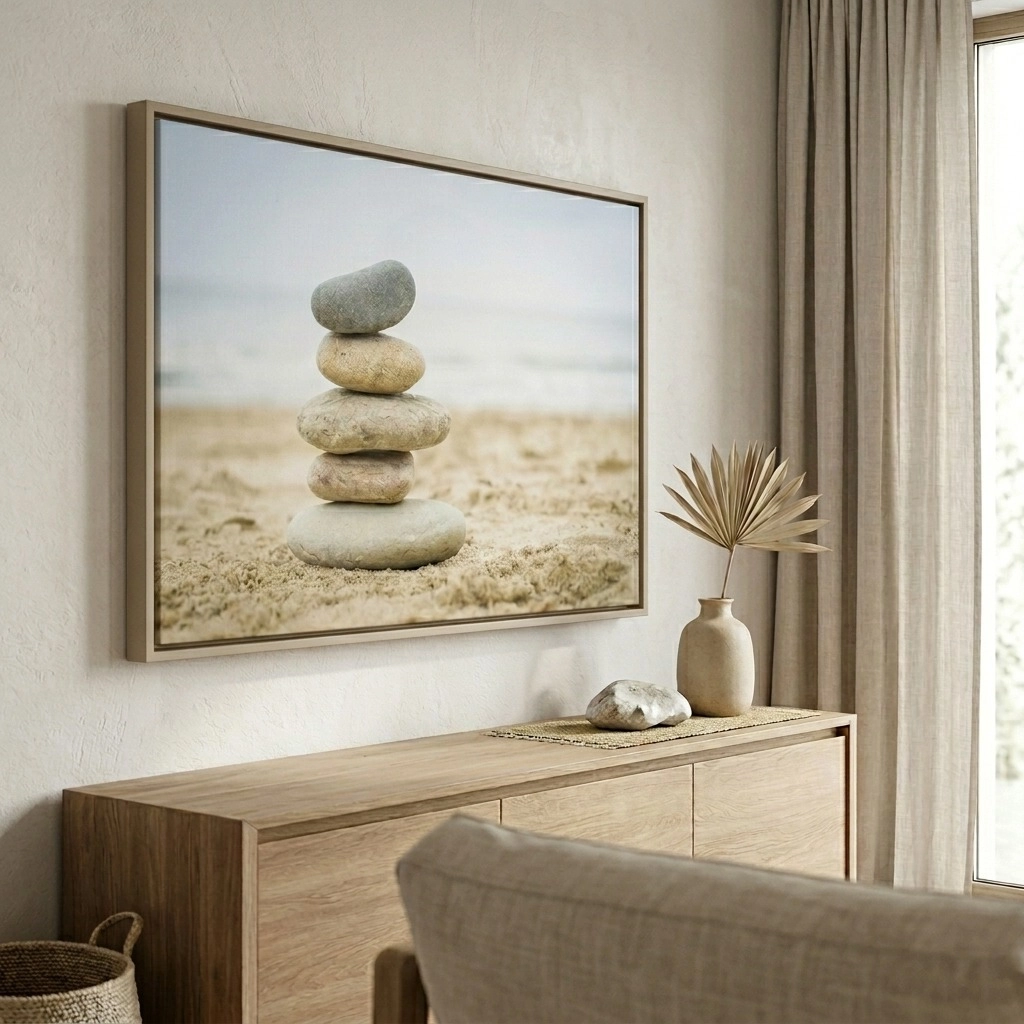 Πινακας σε καμβά BALANCED STONES