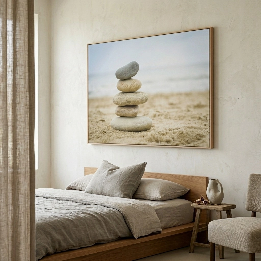 Πινακας σε καμβά BALANCED STONES