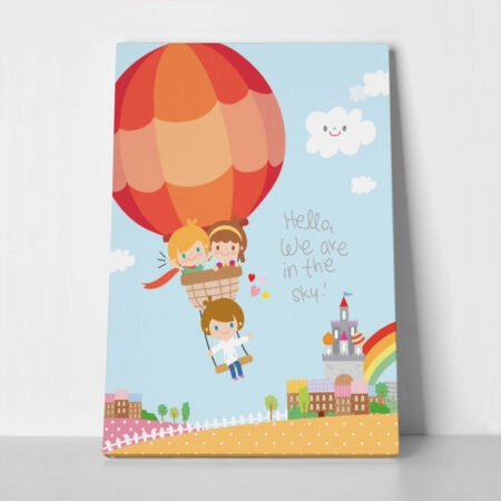 Πινακας σε καμβά BALLOONS KIDS - Παιδικοι και set