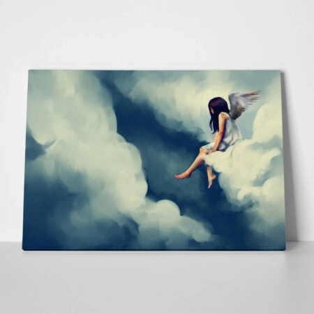 Πινακας σε καμβά BEAUTIFUL ANGEL - Πορτραιτα και Φιγουρες Sticky 1