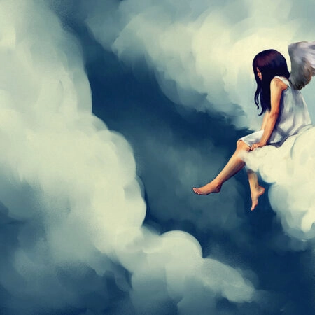 Πινακας σε καμβά BEAUTIFUL ANGEL - Πορτραιτα και Φιγουρες Sticky 5