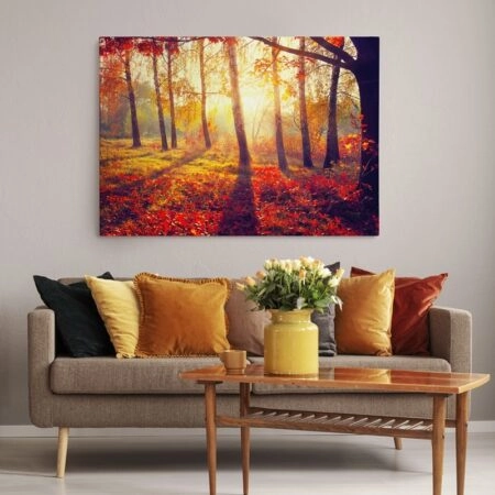 Πινακας σε καμβά BEAUTIFUL AUTUMN PARK 2 - Δασος