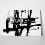 Πινακας σε καμβά BLACK BRUSH