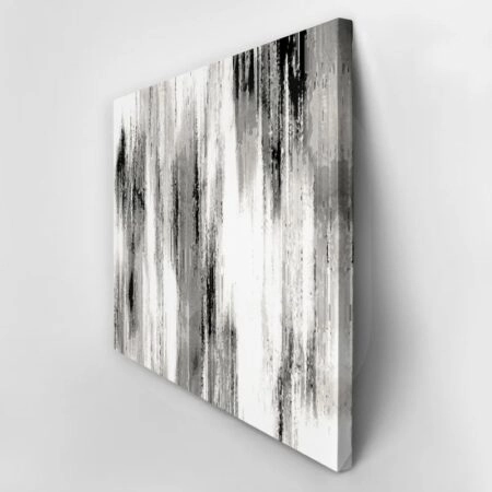 Πινακας σε καμβά BLACK AND WHITE STRIPES - Αφηρημενα και Abstract Sticky 2