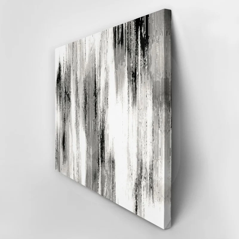 Πινακας σε καμβά BLACK AND WHITE STRIPES