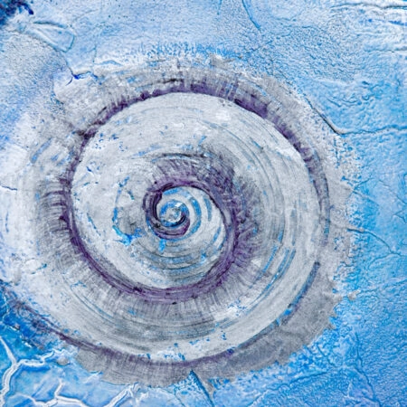 Πινακας σε καμβά BLUE SHELL - Κοχυλια Sticky 9