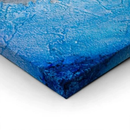 Πινακας σε καμβά BLUE SHELL - Κοχυλια Sticky 6