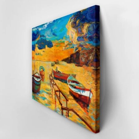 Πινακας σε καμβά BOATS 3 - Βαρκες και Καραβια Sticky 8