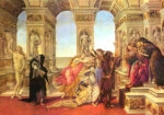 Πινακας σε καμβά BOTTICELLI - LA CALUNNIA DI APELLE