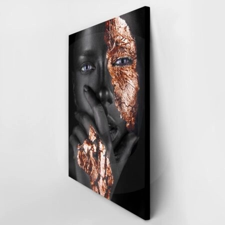 Πινακας σε καμβά BRONZE FACE - Πορτραιτα και Φιγουρες Sticky 3