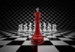 Πινακας σε καμβά CHESS BATTLE