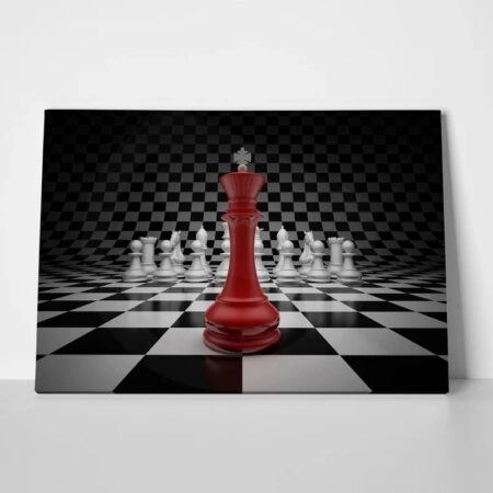 Πινακας σε καμβά CHESS BATTLE - Αθληματα και Χομπυ