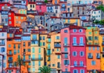 Πινακας σε καμβά COLORFUL HOUSES