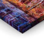Πινακας σε καμβά COLORFUL TREE REFLECTION