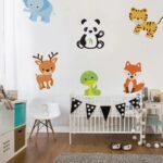 Αυτοκολλητο τοιχου CUTE ANIMAL SET