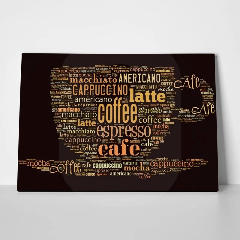 Πινακας σε καμβά DECORATE CAFE