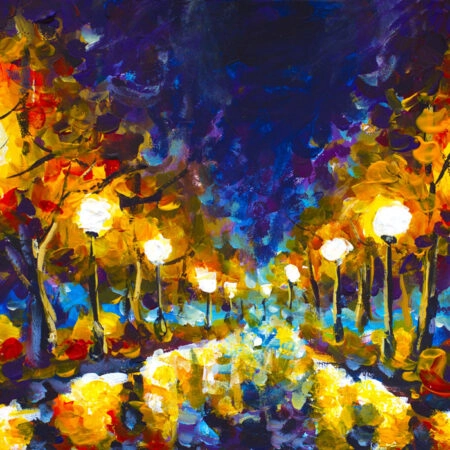 Πινακας σε καμβά EXPRESSIONISM OIL PAINTING - Εργα Τεχνης Sticky 5