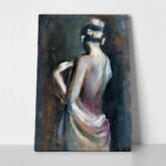 Πινακας σε καμβά EXPRESSIVE WOMAN FIGURE 2
