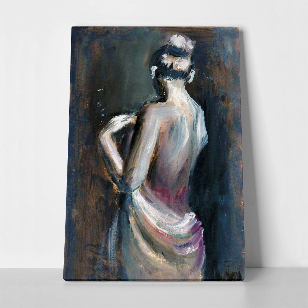 Πινακας σε καμβά EXPRESSIVE WOMAN FIGURE 2