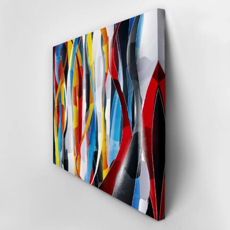 Πινακας σε καμβά GRAFFITI STRIPES - Αφηρημενα και Abstract Sticky 2