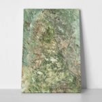 Πινακας σε καμβά GREEN ABSTRACT PALETTE KNIFE