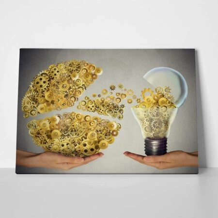 Πινακας σε καμβά IDEAS - Οικονομια και Επιχειρηματικοτητα