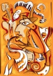 Πινακας σε καμβά JAZZ ABSTRACT