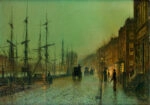 Πινακας σε καμβά JOHN ATKINSON - SHIPPING ON THE CLYDE
