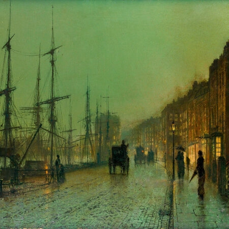 Πινακας σε καμβά JOHN ATKINSON - SHIPPING ON THE CLYDE - John Atkinson Sticky 8