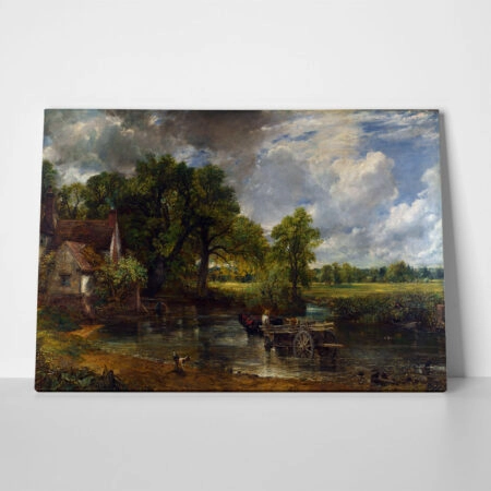 Πινακας σε καμβά JOHN CONSTABLE - THE HAY WAIN - Αντιγραφα ζωγραφων