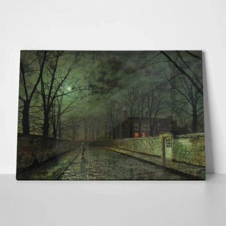 Πινακας σε καμβά JOHN ATKINSON - SILVER MOONLIGHT - John Atkinson